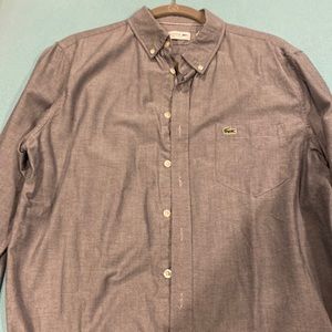 Mens lacoste shirt size large